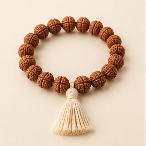 Illustration of 5 Mukhi Rudraksha bracelet