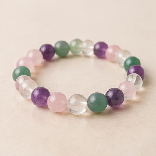 Illustration of Mixed crystal bracelet