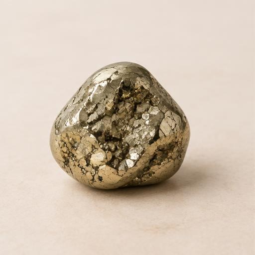 Illustration of Pyrite tumble stone